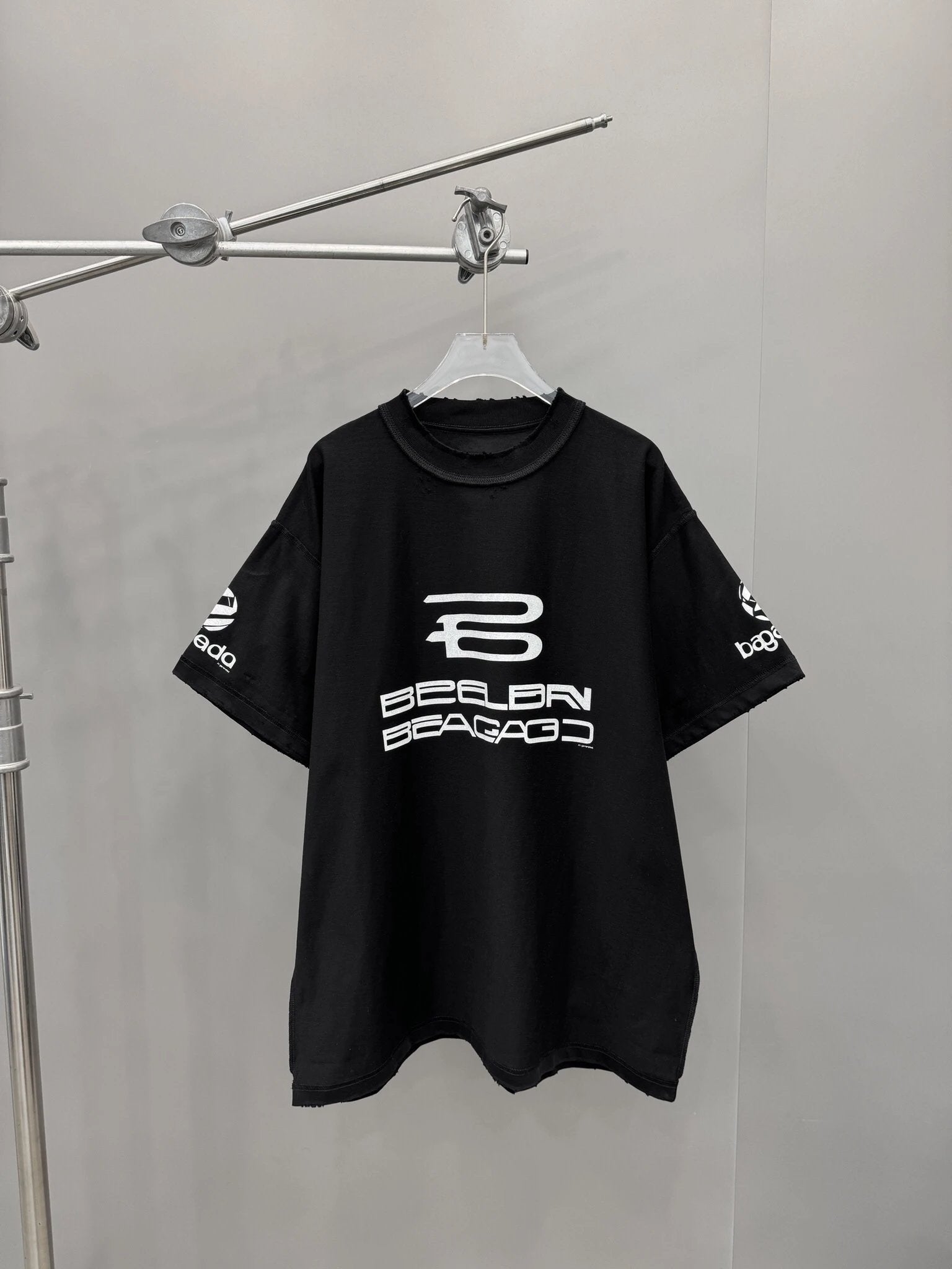 Balenciaga T-shirt AI Design Logo Printed Short Sleeve AIGENERATED Series Round Neck Short Sleeve25ss New pure cotton T Unisex T-Shirt OS Loose Fit Base Shirt Top T-Shirt Short Sleeve