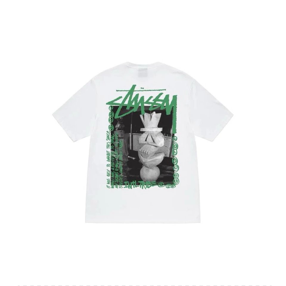 Stussy T-shirt Top Version Fashion Brand Plush Dice Summer Men's and Women's Same Style Short Sleeve T T-shirt