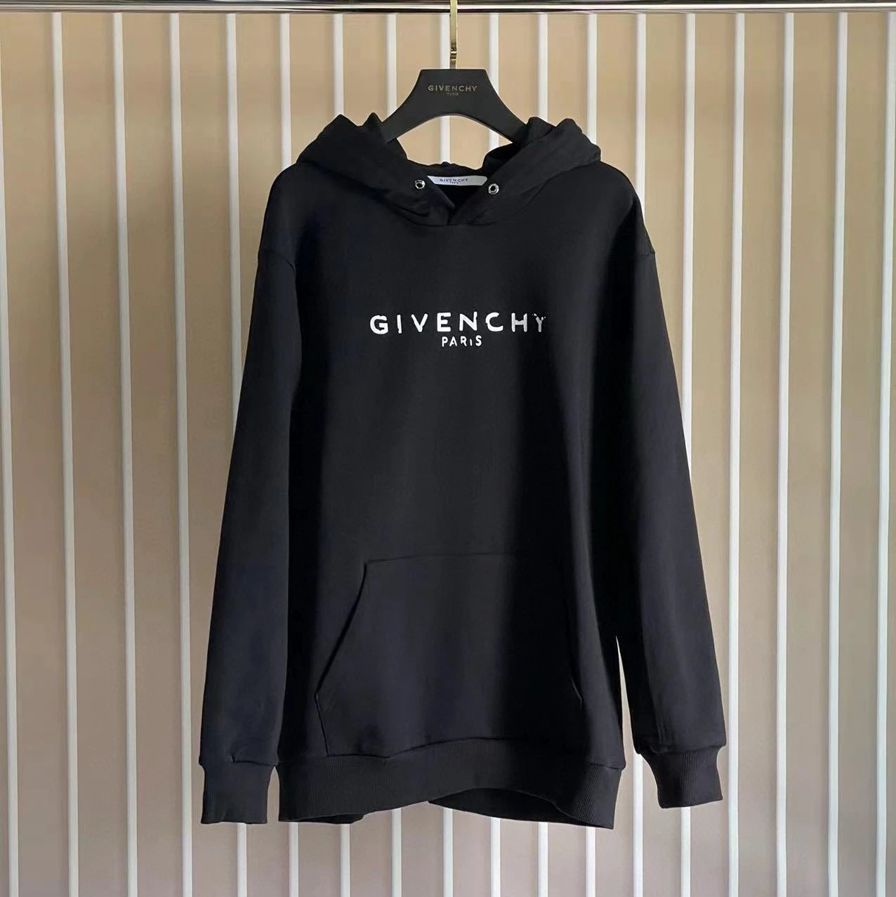 Givenchy Hoodie Top Version Counter Same Style round Neck Pullover Hooded Sweater Top Men and Women Same Style Autumn and Winter Leisure