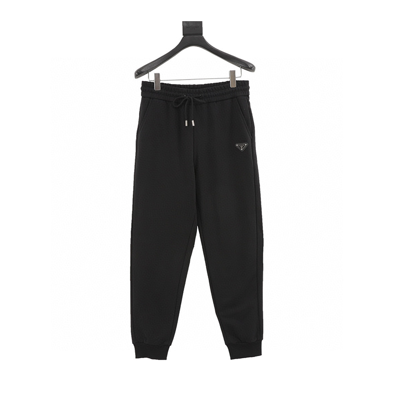 PRADA Sweatpants  Back Pocket Toothbrush Logo Trousers for Men and Women