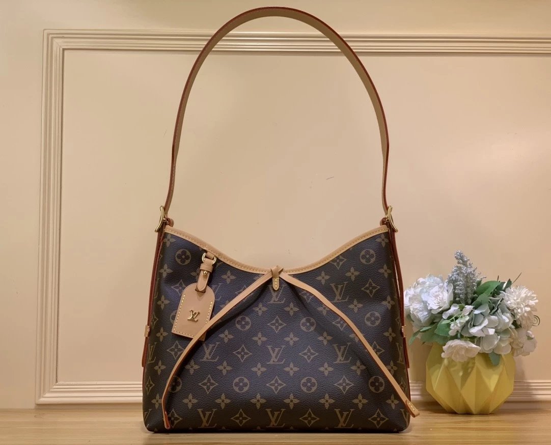 Louis Vuitton LV Women's Bag Top version Cream Blue Taro Purple Light Pink Tote Bag Handbag Underarm Bag Shoulder Handbag Women's Bag Medium Handbag Black Denim Denim Tote Bag