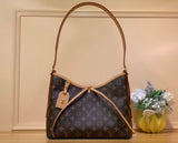 Louis Vuitton LV Women's Bag Top version Cream Blue Taro Purple Light Pink Tote Bag Handbag Underarm Bag Shoulder Handbag Women's Bag Medium Handbag Black Denim Denim Tote Bag