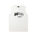 Balenciaga T-shirt Chest Crack Pattern Graffiti Letter Print logo Sleeveless Short Sleeve Sleeveless Vest25ss New pure cotton T T-shirt OS Loose Style Men's and Women's Same Bottoming Shirt Top Half-Sleeve T-shirt