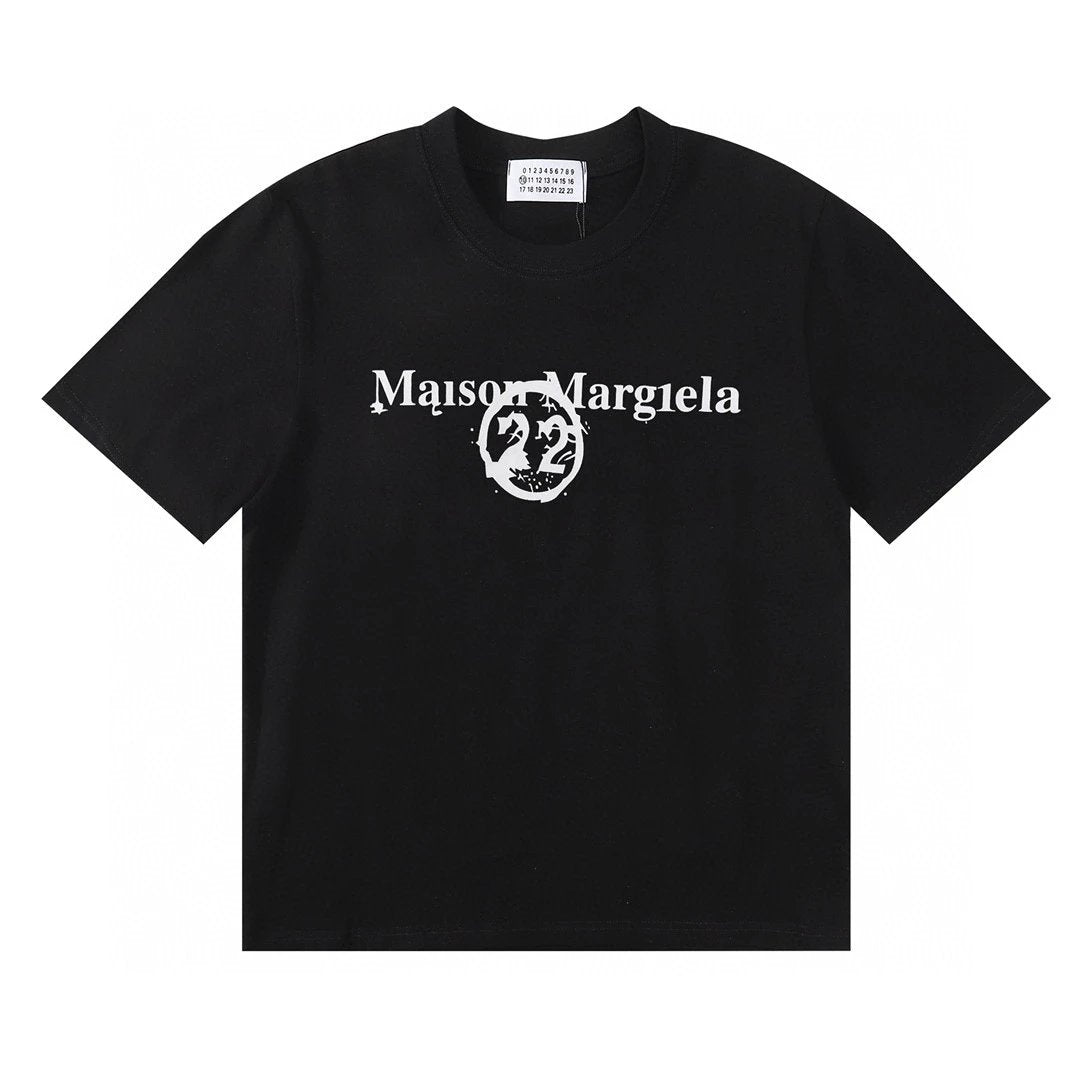 Maison Margiela T-shirt Top Version Joint Name Embroidered Letter Short Sleeve Men T Women's T-shirt