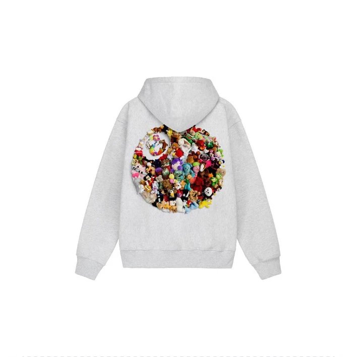 Stussy Hoodie Top Version Stuart Parade Hooded Pullover Fashion Loose Hoodie