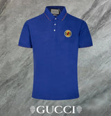 Gucci T-shirt 3D Brand Pattern on the Chest logoPOLO Shirt Lapel Short Sleeve25ss New Unisex Summer Short Sleeve OS Loose T Business Half Sleeve Shirt Plus Size T-Shirt