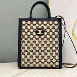Celine women's bag Top version 【Level Surrogate Shopping】New TriompheMiniTote Tote Arc De Triomphe cabas Presbyopic Tote Vertical Mini Phone Bag Medium Presbyopic Portable Shopping Bag Shoulder Bag Messenger Bag Selin Women's Bag Men's Bag191542194372