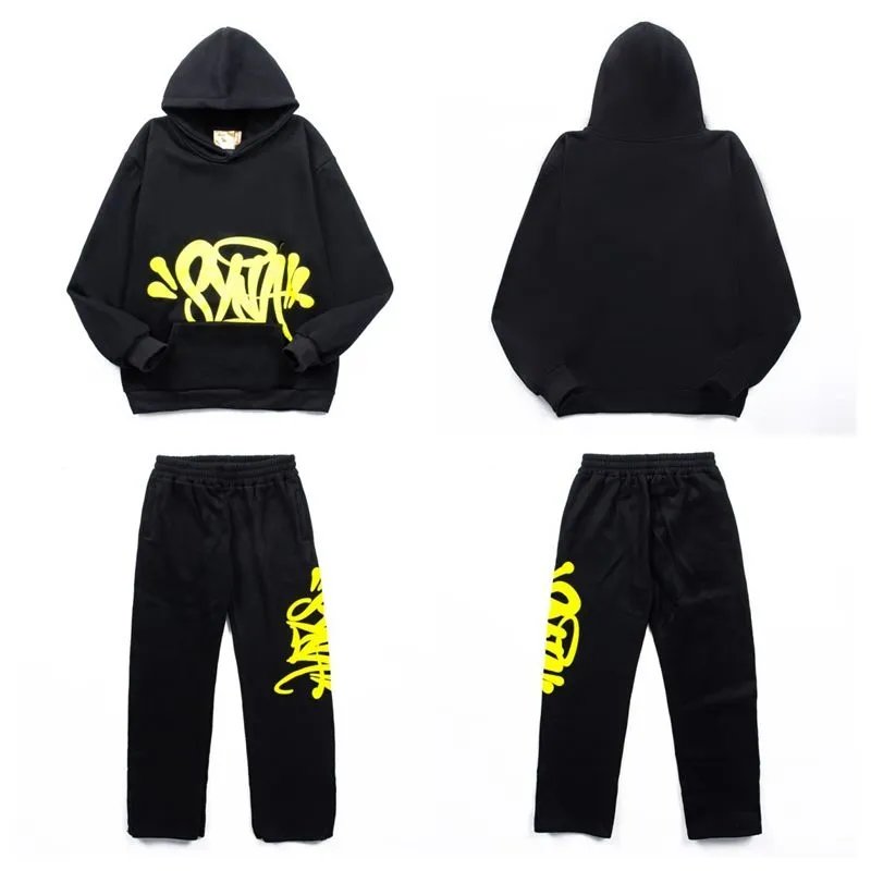 Syna World Hoodie Drill Fashionset-007Fashion Brand Fashion Sweater Suit Sweatpants