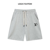 Louis Vuitton LV Shorts Letter Printing logo Five-point Shorts25ss New Drawstring Casual5Two-Piece Casual Sweatpants Summer Pants Unisex Pure Cotton Sweatpants