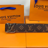 Louis Vuitton LV Belt Belt Men's Graffiti Casual All-Matching Men's Smart Guy Belt Trendy Brand Pant Belt Young Student Pants Belt