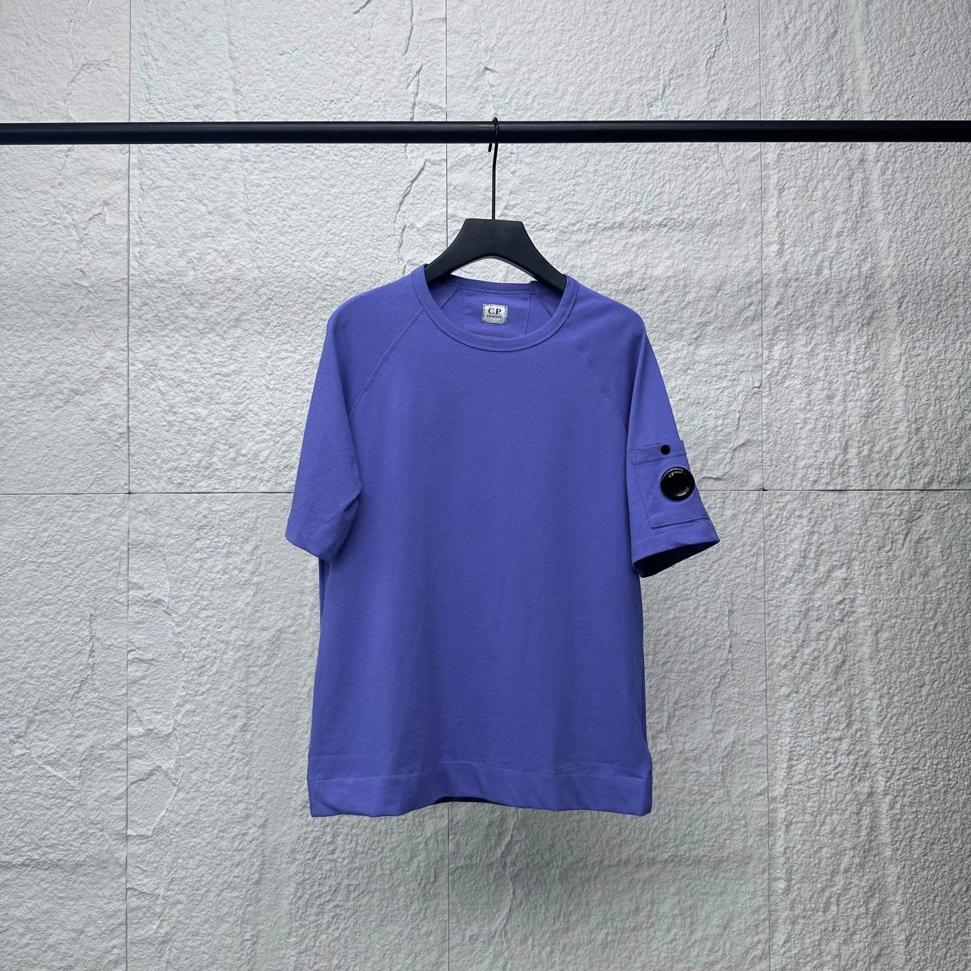 CP Company T-shirt New CP Summer American Korean Style Casual Loose round Neck Pullover Double Yarn Short Sleeve Male and Female Trendy Brand Half Sleeve T T-shirt