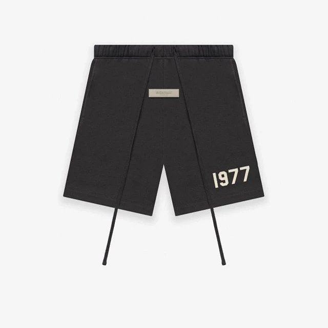 ESSENTIALS Shorts Top Version Season 81977Flocking Casual Pants Men's and Women's Fashionable Shorts