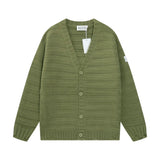 Maison Margiela Sweater 3D Knitted Cardigan Sweater Casual Loose Versatile Large V Knitted Jacket Coat Unisex Same Style24ss Autumn and Winter New Products