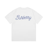 Burberry T-shirt Chest Letter Print Logo Logo Crew Neck Short Sleeve25ss New pure cotton T Unisex T-Shirt OS Loose Fit Base Shirt Top Half Sleeve T-Shirt