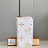 Louis Vuitton LV Wallets/Clutches Top version 【Exclusive Real Shot】Brand New White Silk Screen GiantMonogram Printing Series Cosmetic Bag Wallet Card Bag Genuine Leather Women's Bag