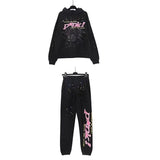 Sp5der Hoodie Fashion Brand Fall Winter Fashion Hooded Sweater Set Sweatpants