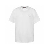 Louis Vuitton LV T-shirt Front patch with Sanskrit text on the back logo round Neck Short Sleeve25ss New Pure Cotton Unisex Style T T-shirt OS Loose Fit Base Shirt Short Sleeve T-Shirt Top